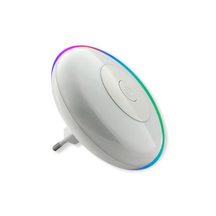 LED RGBW Öölamp LED/1W/230V valge