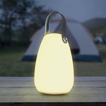 LED RGBW Päikesepaneeliga valgusti CANARIA LED/2W/1,2V 400 mAh IP44 valge