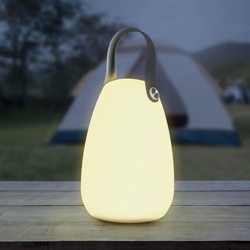 LED RGBW Päikesepaneeliga valgusti CANARIA LED/2W/1,2V 400 mAh IP44 valge