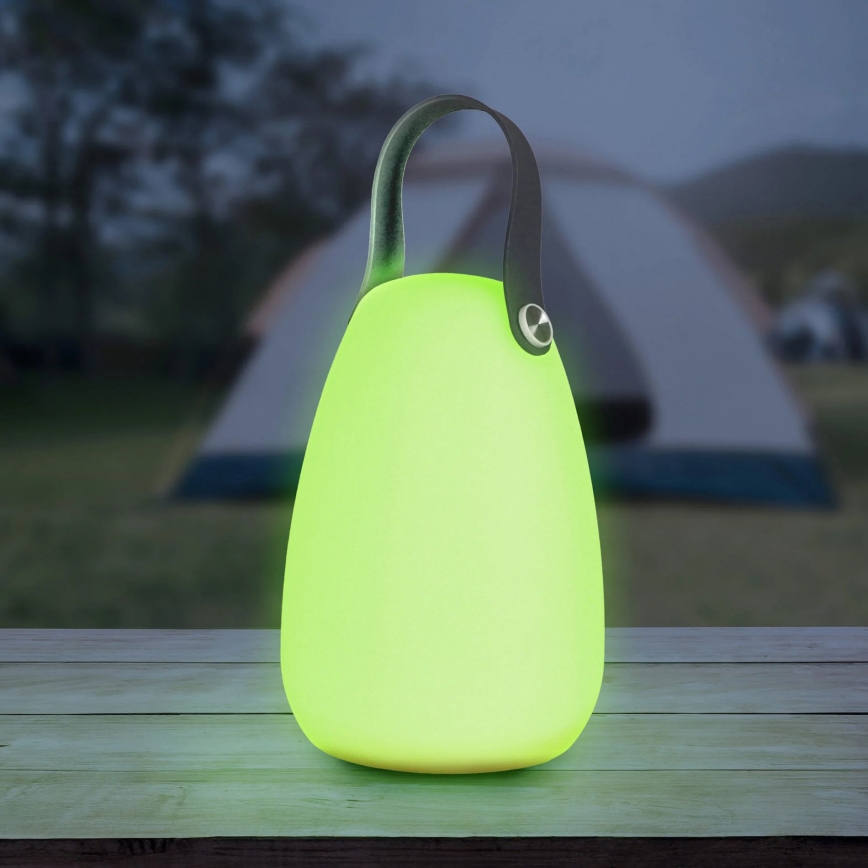 LED RGBW Päikesepaneeliga valgusti CANARIA LED/2W/1,2V 400 mAh IP44 valge