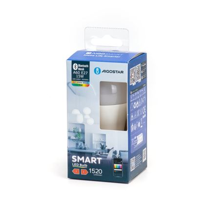 LED RGBW Hämardatav pirn MESH Nutikas A60 E27/15W/230V 2700-6500K - Aigostar
