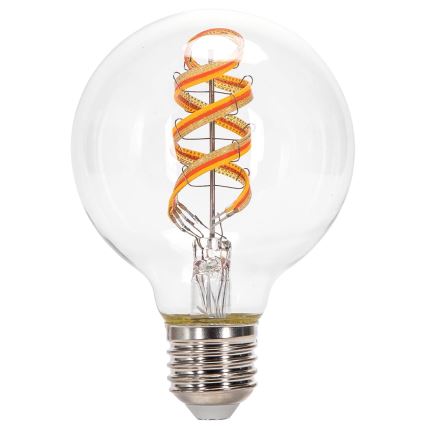 LED RGBW Pirn FILAMENT G80 E27/4,9W/230V 2700K - Aigostar