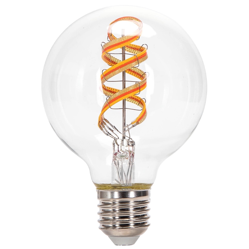 LED RGBW Hämardatav pirn FILAMENT MESH Nutikas G80 E27/4,9W/230V 2700K - Aigostar