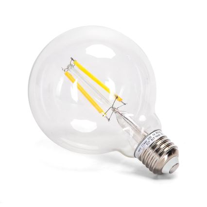 LED RGBW Hämardatav pirn FILAMENT MESH Nutikas G95 E27/4,9W/230V 2700K - Aigostar