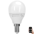 LED RGBW Pirn G45 E14/4,9W/230V 2700-6500K - Aigostar