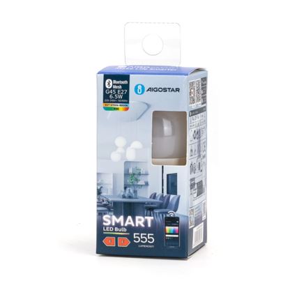 LED RGBW Hämardatav pirn G45 E27/6,5W/230V 2700-6500K - Aigostar