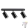 LED RGBW Reguleeritav vannitoavalgustus TURYN 3xGU10/6,5W/230V 2700-6500K Wi-Fi IP44 must