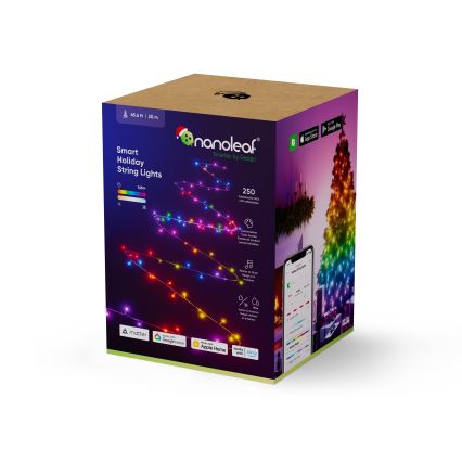 Nanoleaf - LED RGBW Väli Valguskett ESSENTIALS 250xLED 2x10m 2700-6500K Wi-Fi IP44