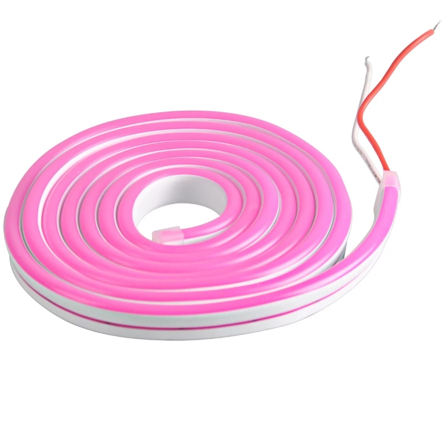 LED Riba NEON 2 m LED/17W/12V IP65 roosa