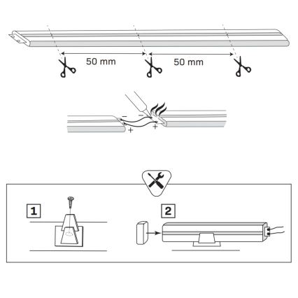 LED Riba NEON 5m LED/30W/24V roheline IP65