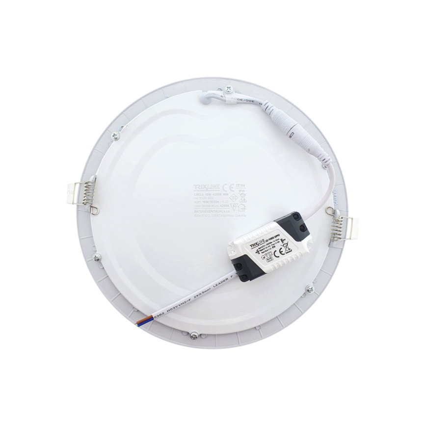 LED Ripplaevalgusti ROUND LED/18W/230V 4200K