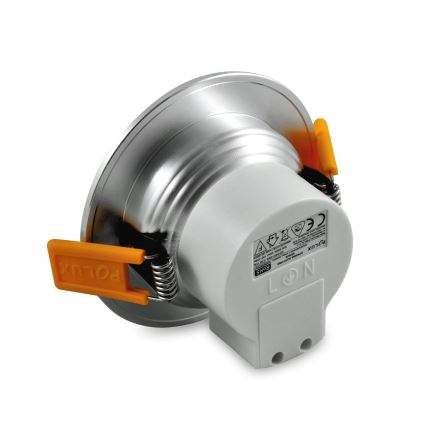 LED ripplaevalgusti VENUS LED/7W/230V hõbe ümmargune