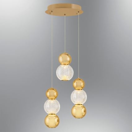 LED ripplamp CREMONA LED/17W/230V 3000K kuldne