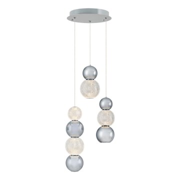 LED ripplamp CREMONA LED/17W/230V 3000K matt krom