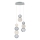 LED ripplamp CREMONA LED/17W/230V 3000K matt krom