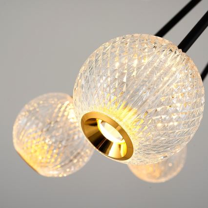 LED Ripplamp GELA 16xLED/5W/230V 3000K must/kelda