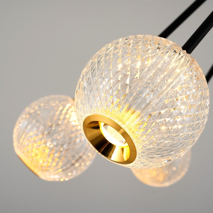 LED Ripplamp GELA 16xLED/5W/230V 3000K must/kelda