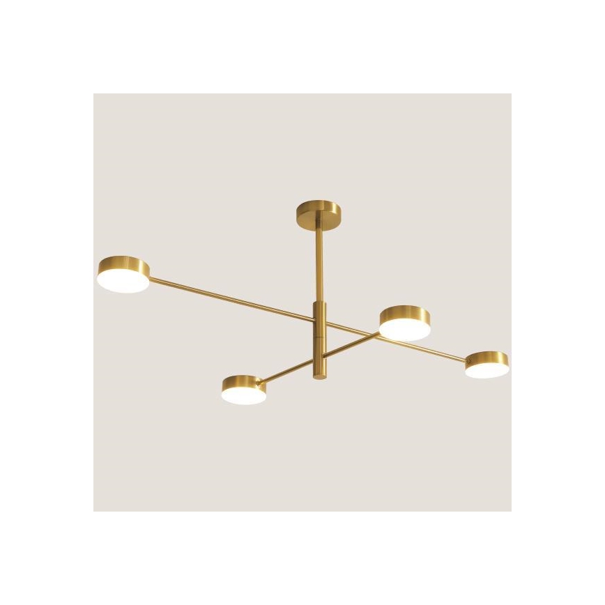 LED Ripplühter 4xLED/12W/230V 4000K kuldne