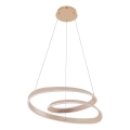 LED-ripplühter GLOW riputuskaabliga LED/75W/230V 4000K, läbimõõt 60 cm, kuldne