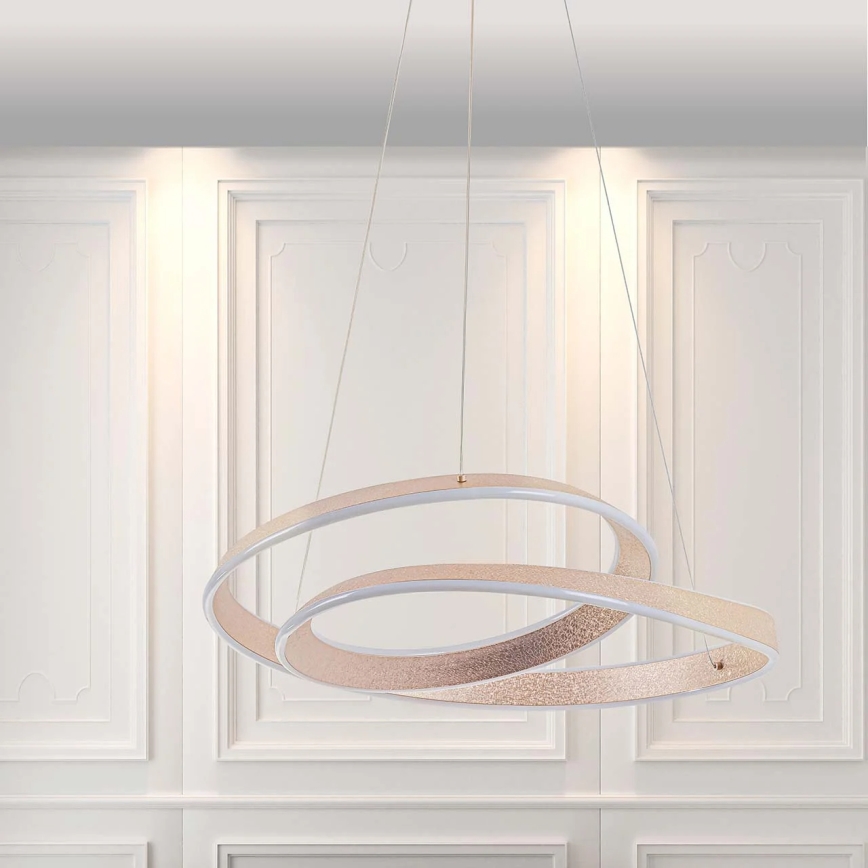 LED-ripplühter GLOW riputuskaabliga LED/75W/230V 4000K, läbimõõt 60 cm, kuldne