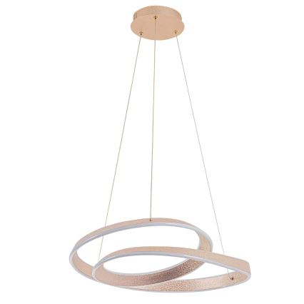 LED-ripplühter GLOW riputuskaabliga LED/75W/230V 4000K, läbimõõt 60 cm, kuldne