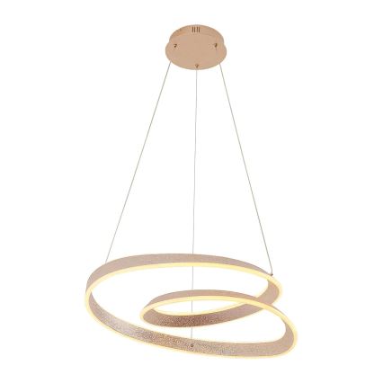 LED-ripplühter GLOW riputuskaabliga LED/75W/230V 4000K, läbimõõt 60 cm, kuldne