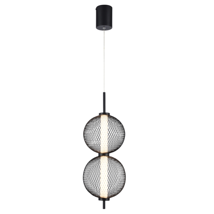LED-ripplühter kaablil PUMA LED/10W/230V, läbimõõt 14 cm, must