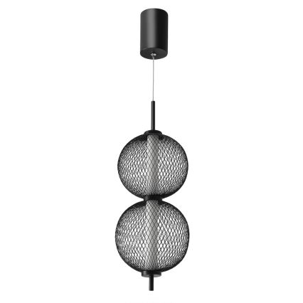 LED-ripplühter kaablil PUMA LED/10W/230V, läbimõõt 14 cm, must