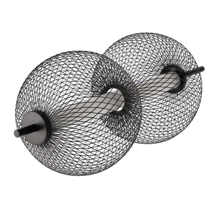LED-ripplühter kaablil PUMA LED/10W/230V, läbimõõt 14 cm, must