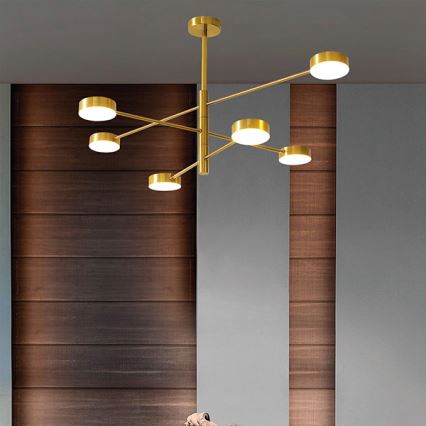 LED Ripplühter LED/30W/230V 3000K kuldne