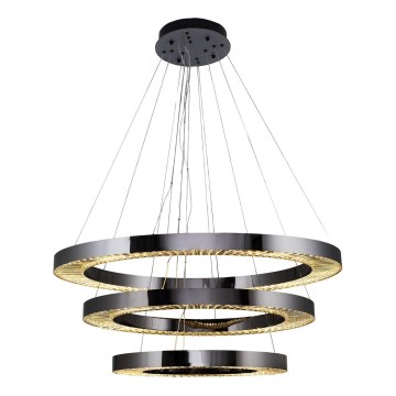 LED Rippvalgus JESI LED/99W/230V 3000K diameeter 100 cm hõbe