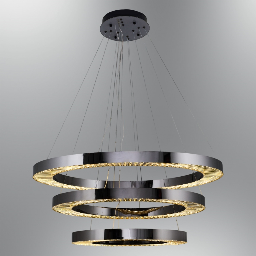 LED Rippvalgus JESI LED/99W/230V 3000K diameeter 100 cm hõbe