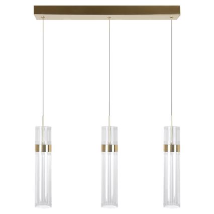 LED-rippvalgusti AMBIENTE kaabliga 3xLED/6W/230V 3000/4000/6000K kuldne