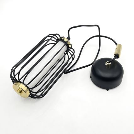 LED-rippvalgusti BONNIE kaablil LED/10W/230V 3000K must