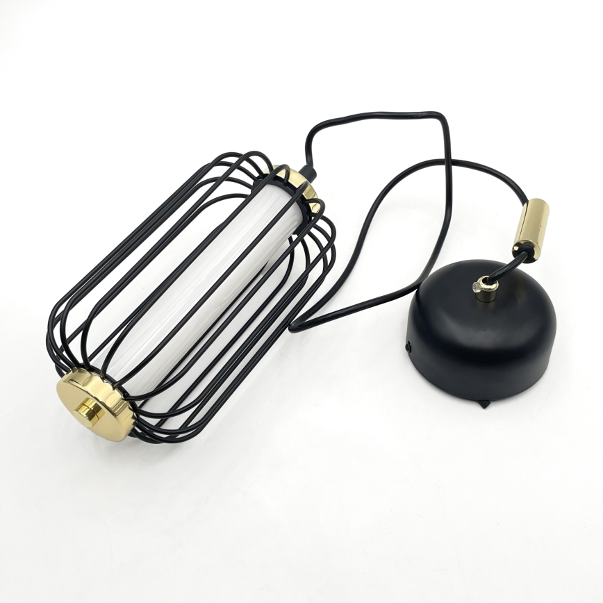 LED-rippvalgusti BONNIE kaablil LED/10W/230V 3000K must