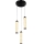 LED-rippvalgusti CORTE LED/25W/230V, must