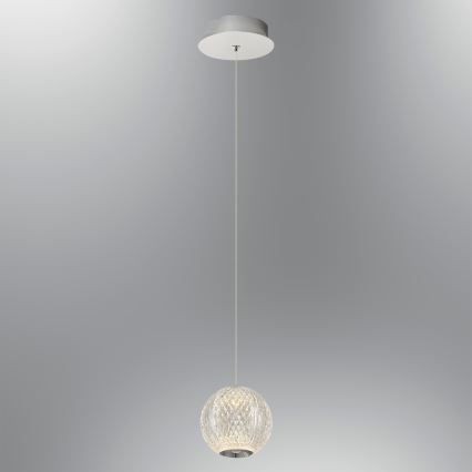 LED Rippvalgusti CREMONA 1xLED/5W/230V 3000K matt kroom