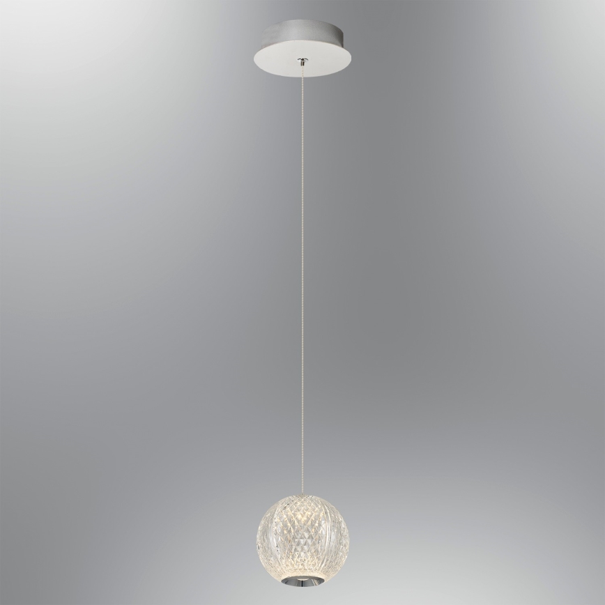 LED Rippvalgusti CREMONA 1xLED/5W/230V 3000K matt kroom