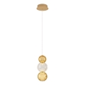 LED Rippvalgusti CREMONA LED/5W/230V 3000K kuldne