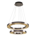 LED Rippvalgusti JESI LED/140W/230V 3000K läbimõõt 100 cm hõbedane
