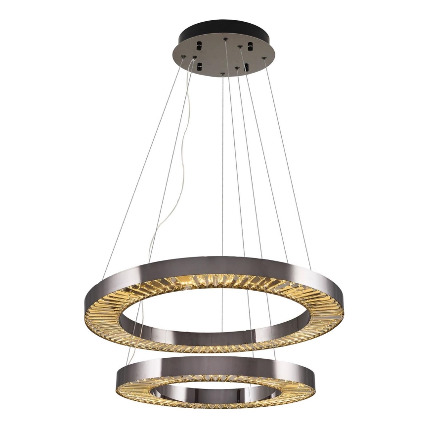 LED Rippvalgusti JESI LED/140W/230V 3000K läbimõõt 100 cm hõbedane