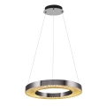 LED rippvalgusti JESI LED/35W/230V 3000K diameeter 60 cm hõbe