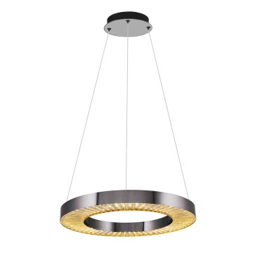 LED rippvalgusti JESI LED/35W/230V 3000K diameeter 60 cm hõbe