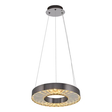 LED Rippvalgusti JESI LED/35W/230V 3000K läbimõõt 40 cm hõbedane