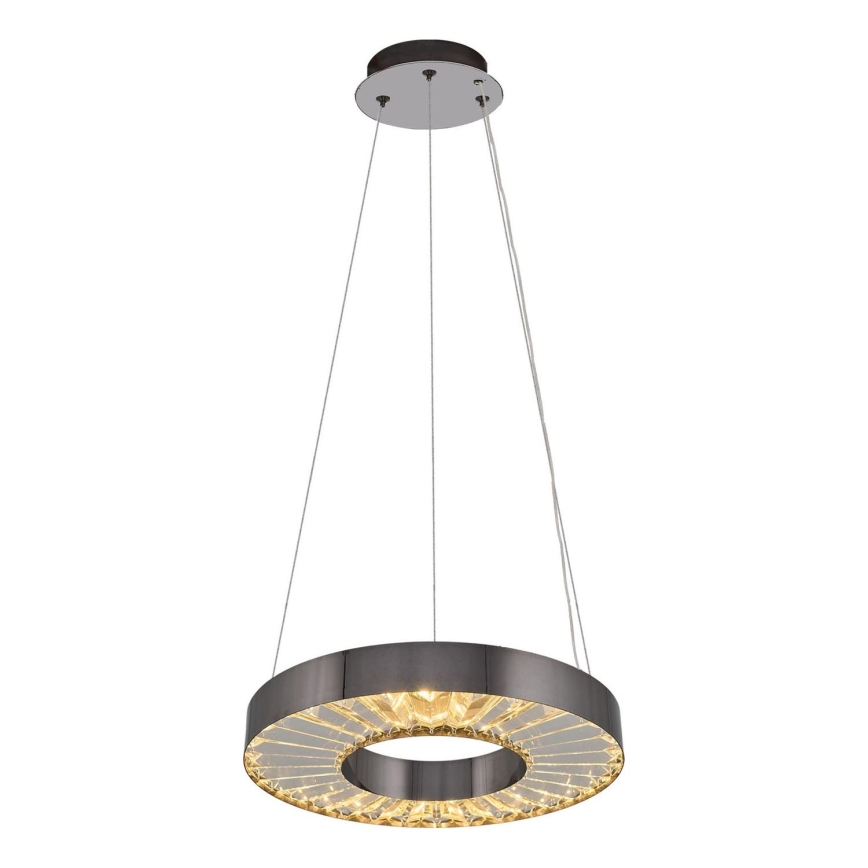 LED Rippvalgusti JESI LED/35W/230V 3000K läbimõõt 40 cm hõbedane