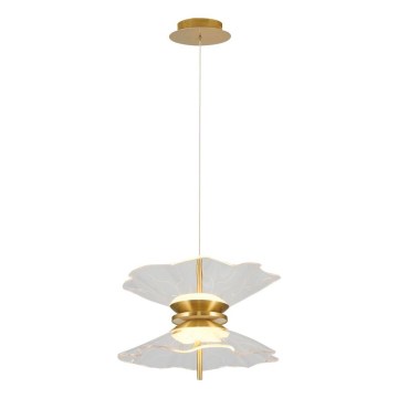 LED-rippvalgusti kaabliga BUTTERFLY 2xLED/10W/230V 3000K kuldne