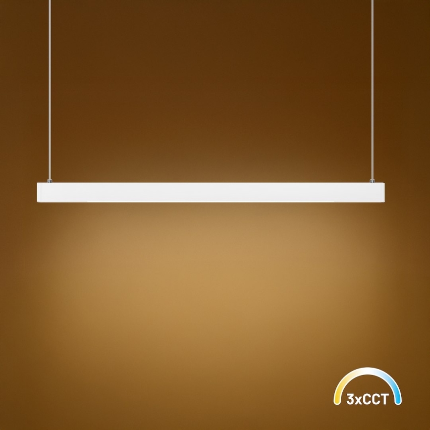 LED-rippvalgusti kaabliga LINEA LED/36W/230V 3000/4000/5700K CRI 90 valge