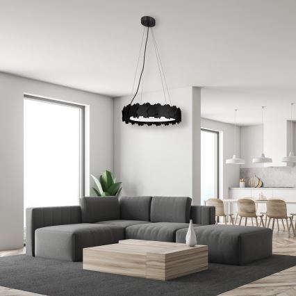 LED-rippvalgusti kaabliga SOHO LED/24W/230V must