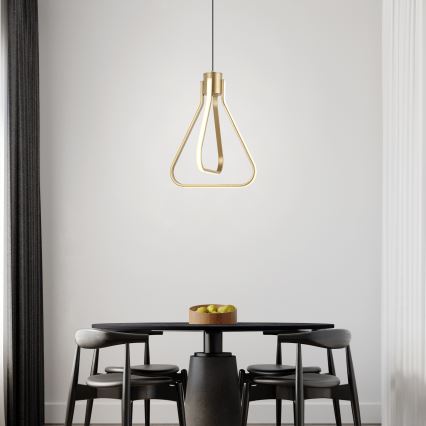 LED-rippvalgusti kaabliga ZING LED/19W/230V kuldne