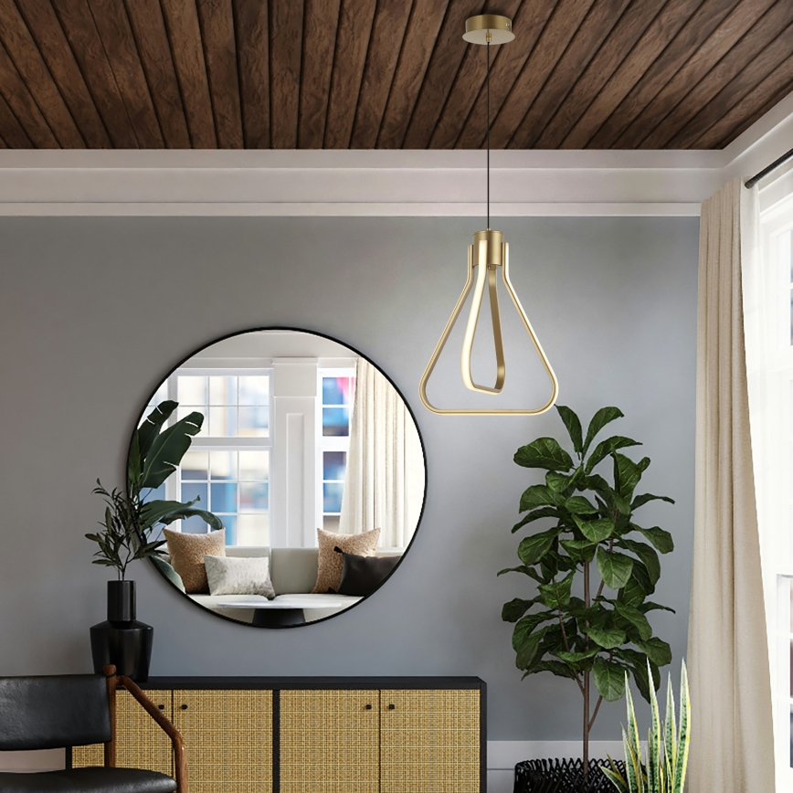 LED-rippvalgusti kaabliga ZING LED/19W/230V kuldne